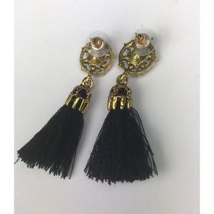Jewelry - Black tassel earrings Jewelry - Black tassel earrings
